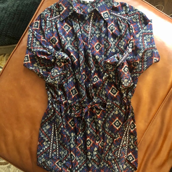 Sugarlips Front Tie Tunic - Picture 1 of 7